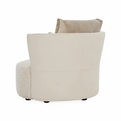 Love - Large Leather and Fabric Armchair