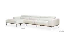 Lublin - Leather Sectional Sofa