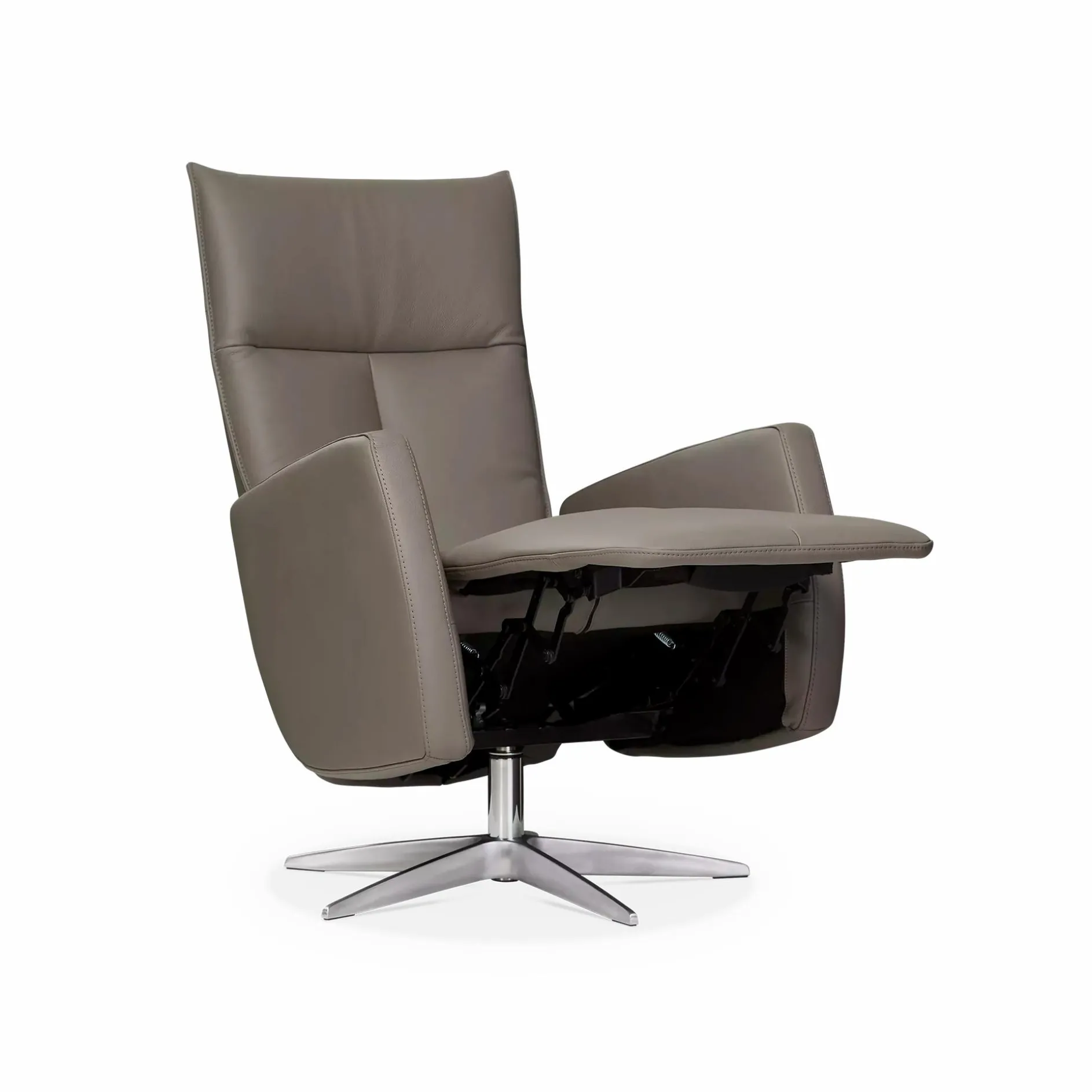 Luck - Leather Reclining Armchair by Géalux