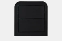 Luka - Arch-shaped mirror with a black frame