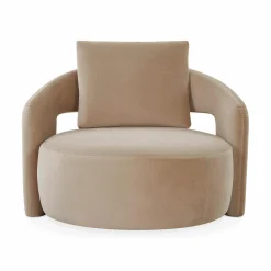 Mammuth - Velvet Armchair by Furninova