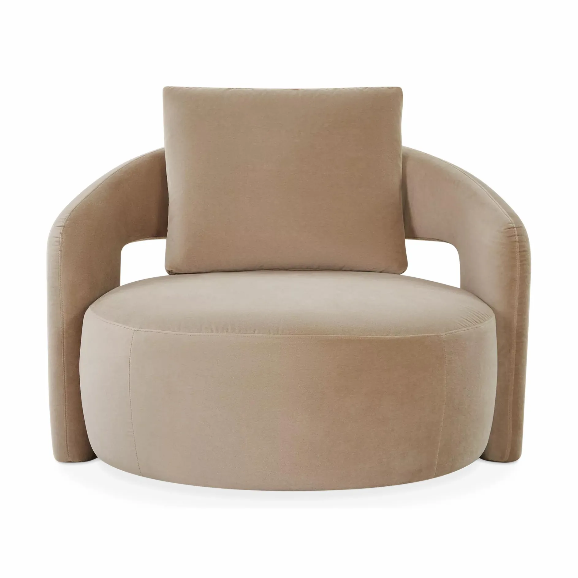 Mammuth - Velvet Armchair by Furninova