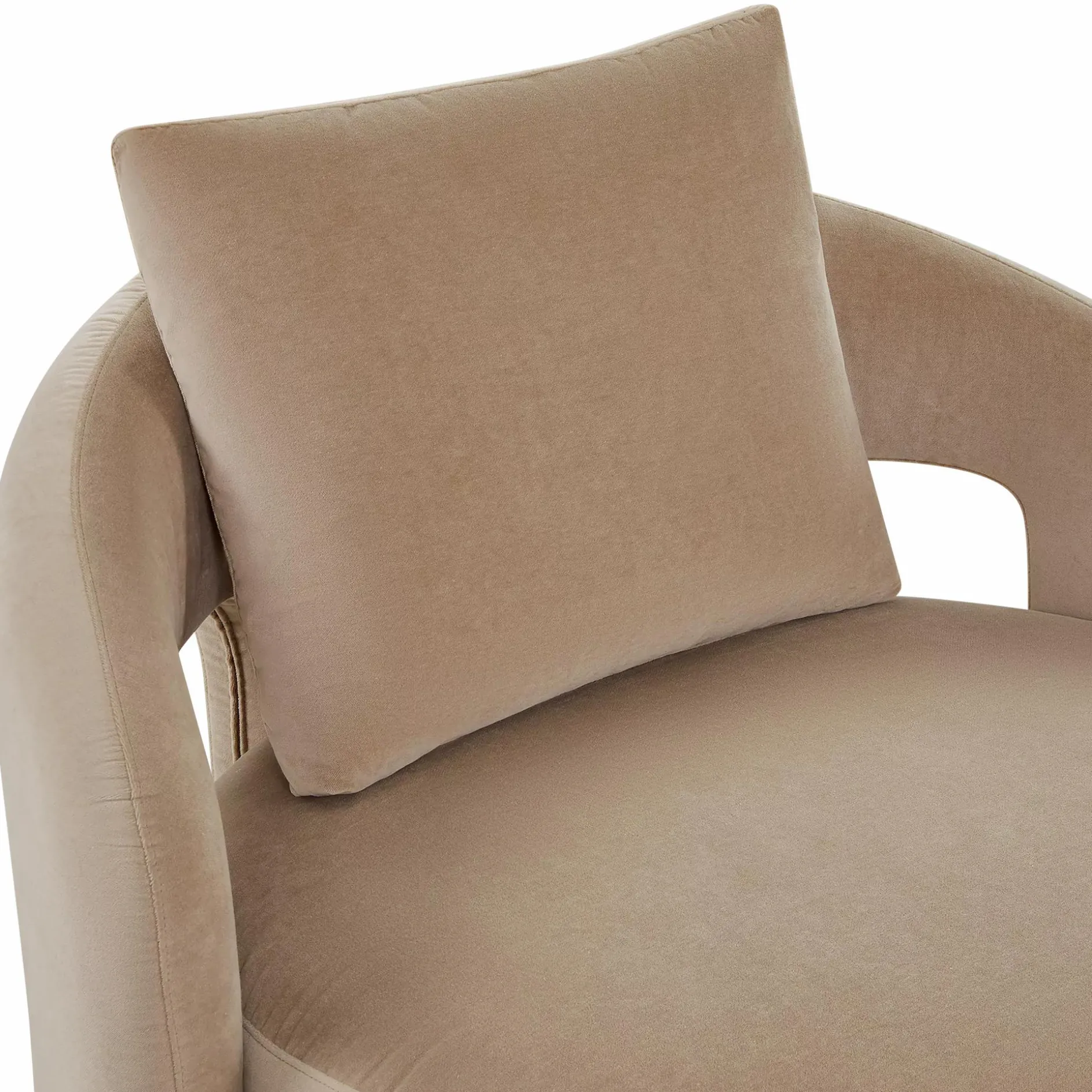 Mammuth - Velvet Armchair by Furninova