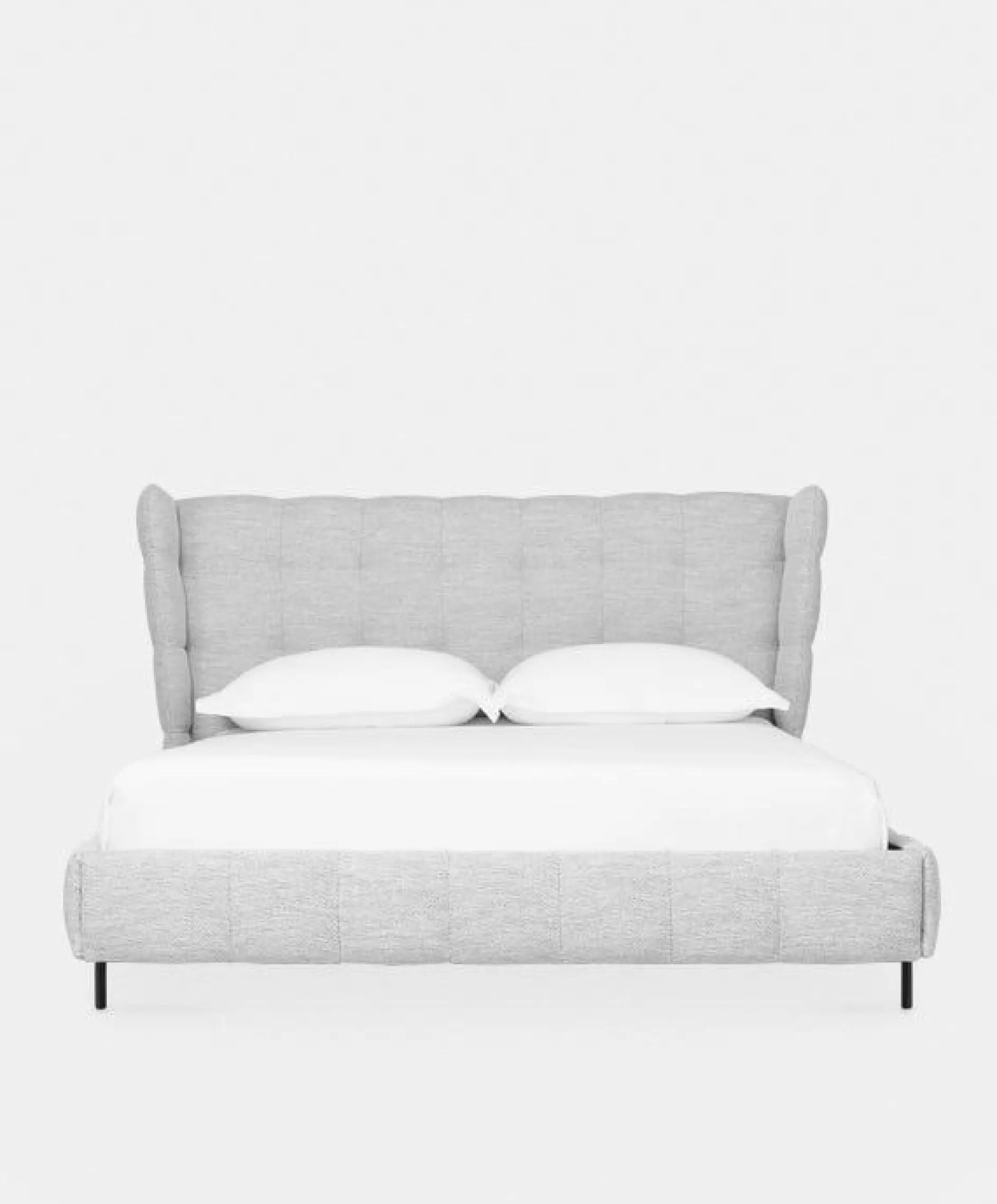 Mario - Upholstered Bed with Tufted Headboard by Furninova