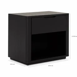 Martin - Rubberwood Nightstand
