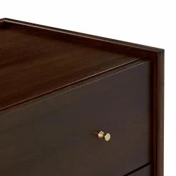 Marvin - Natural Wood Nightstand with 2 Drawers