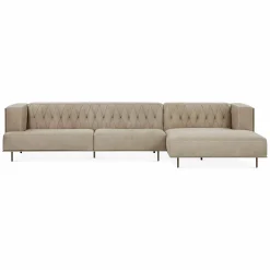 McQueen - Leather Sectional Sofa by Gamma