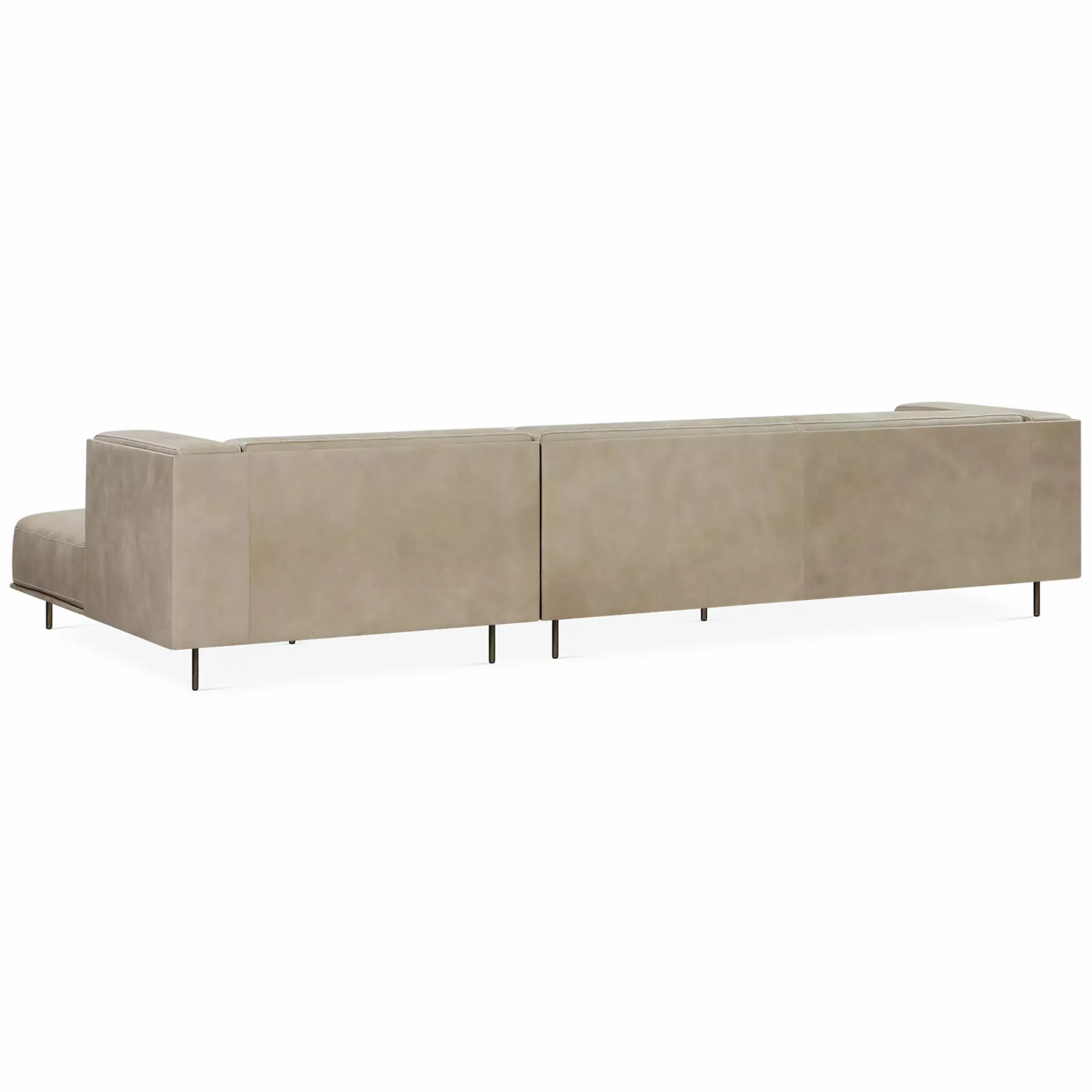 McQueen - Leather Sectional Sofa by Gamma
