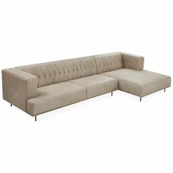 McQueen - Leather Sectional Sofa by Gamma