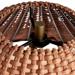 Medici - Marble and Rattan Table Lamp by Four Hands