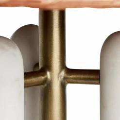 Medici - Marble and Rattan Table Lamp by Four Hands