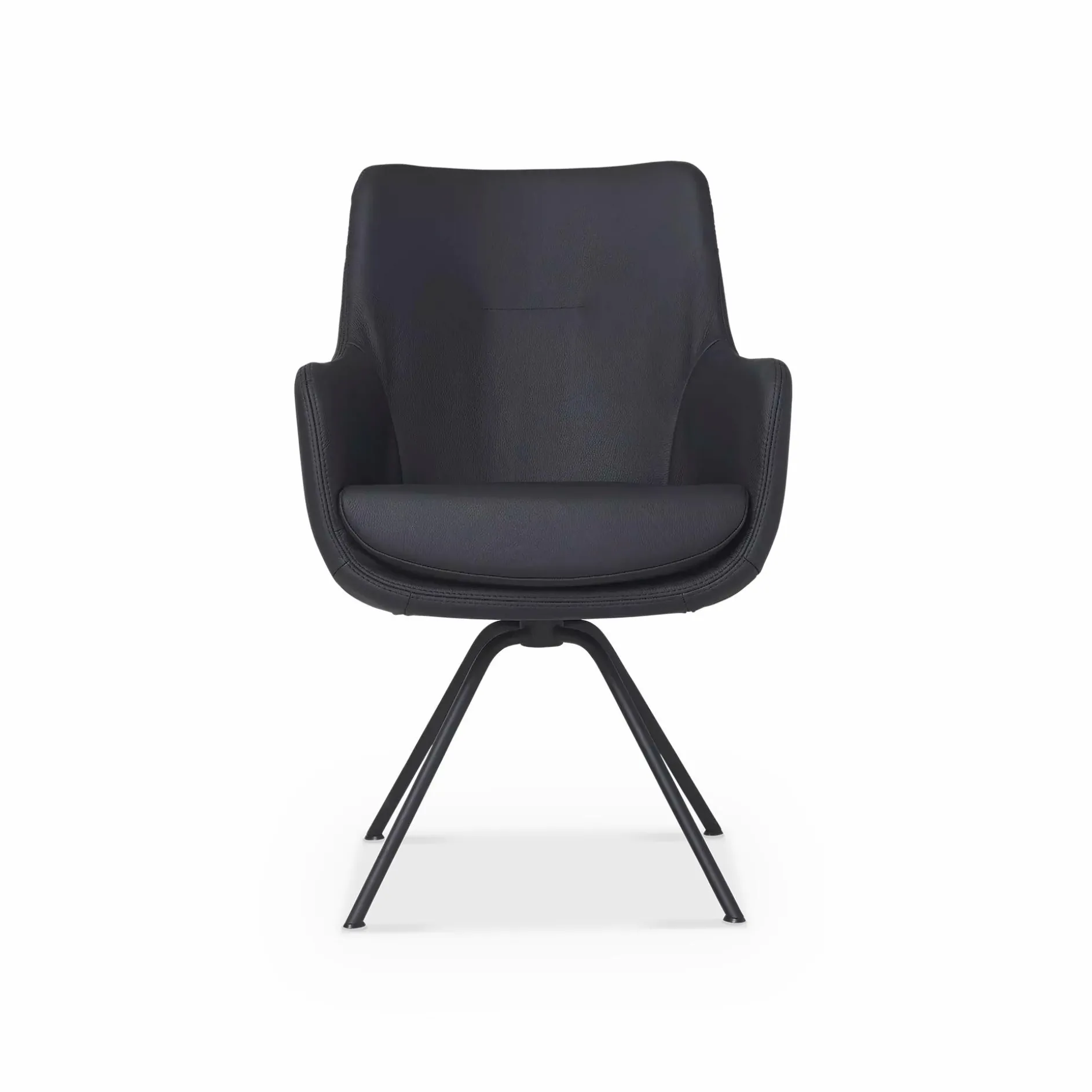 Miami - Leather Swivel Armchair by Géalux
