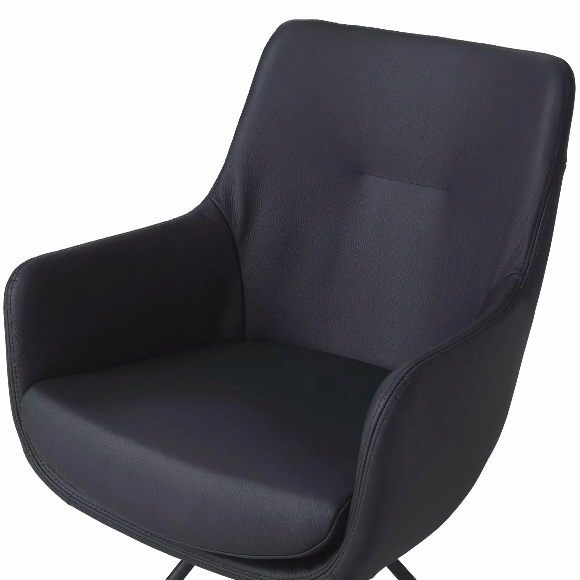 Miami - Leather Swivel Armchair by Géalux