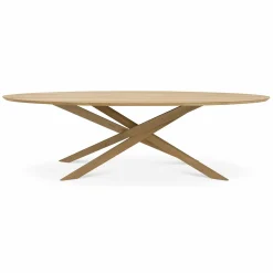 Mikado - Oval Oak Dining Table by Ethnicraft