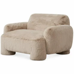 Mingh - Faux Fur Armchair by Four Hands
