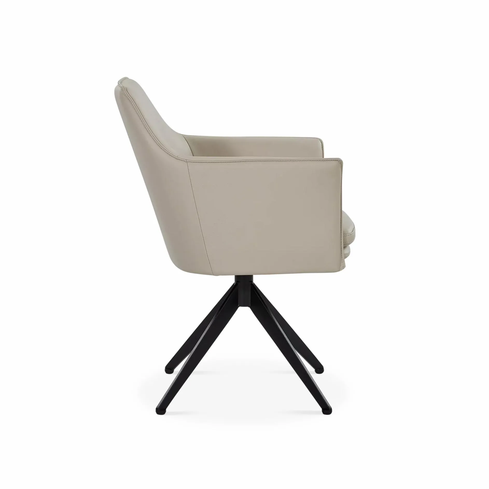 Mini Diana - Leather Swivel Chair
