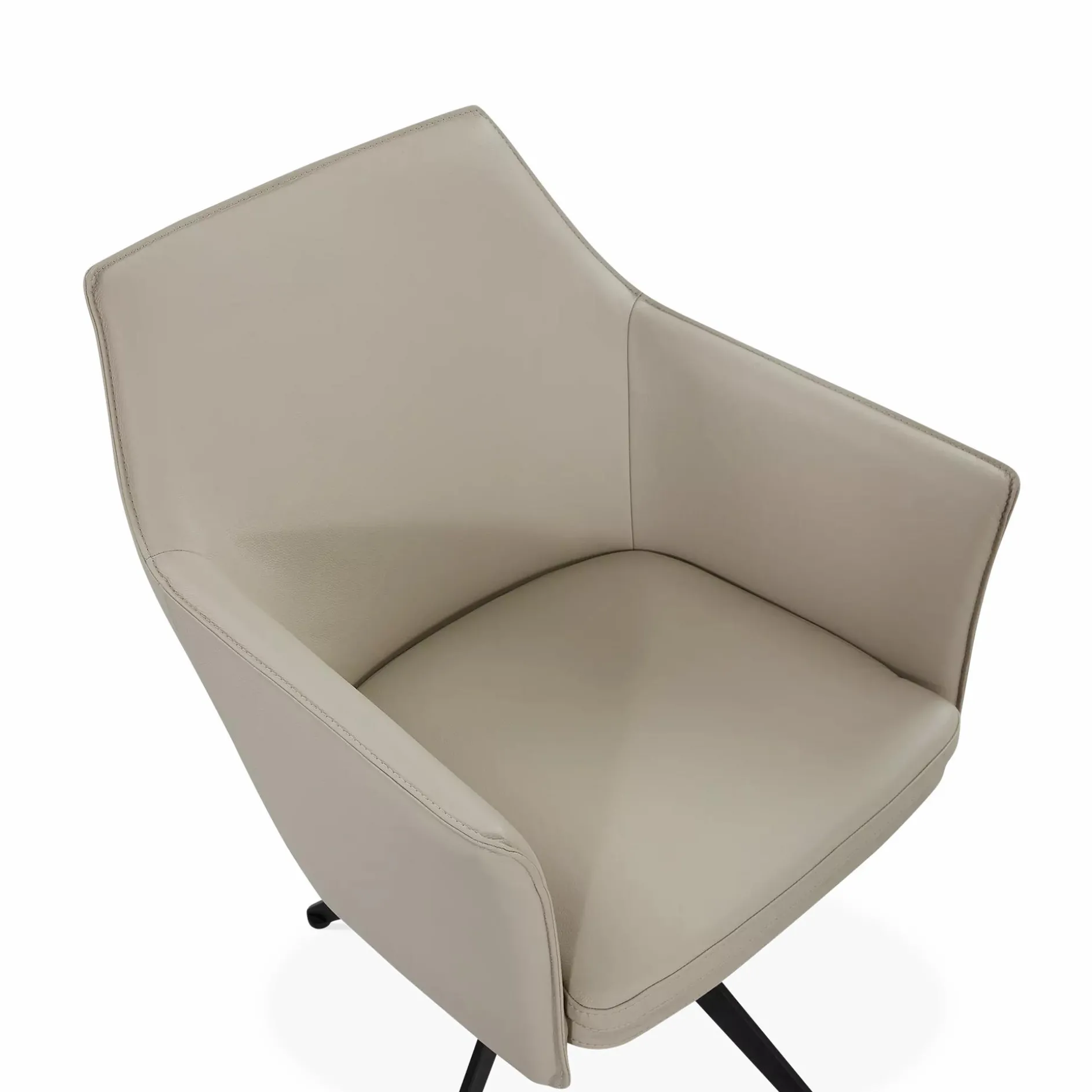 Mini Diana - Leather Swivel Chair