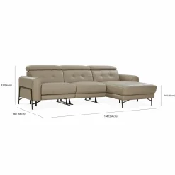 Modena - Power Recline Sectional Sofa by Incanto