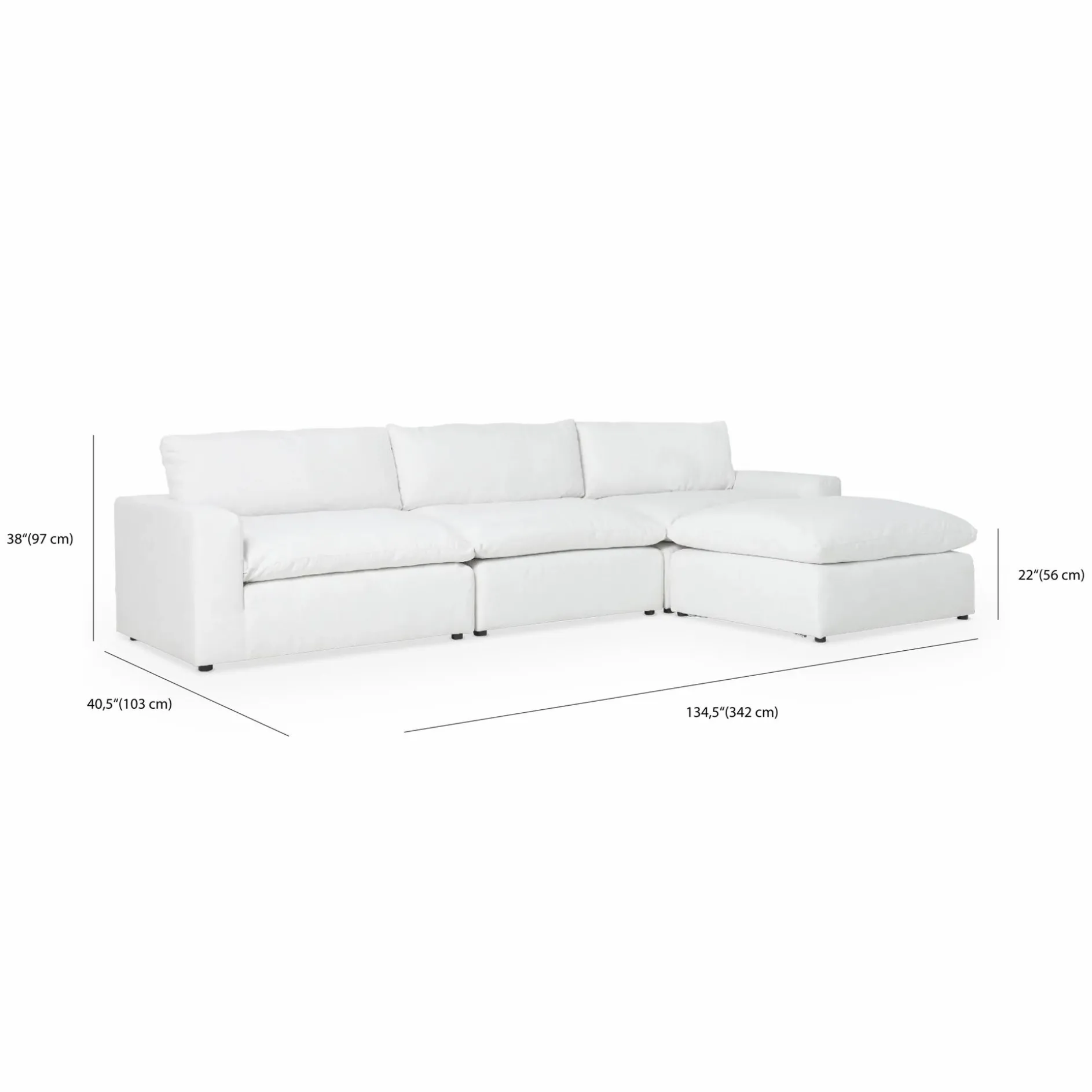 Moonlight - Sectional Sofa by Furninova