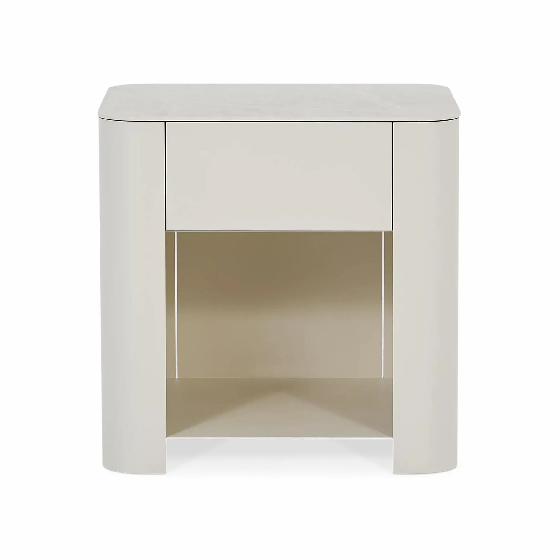 Mushroom - Nightstand with Ceramic Top