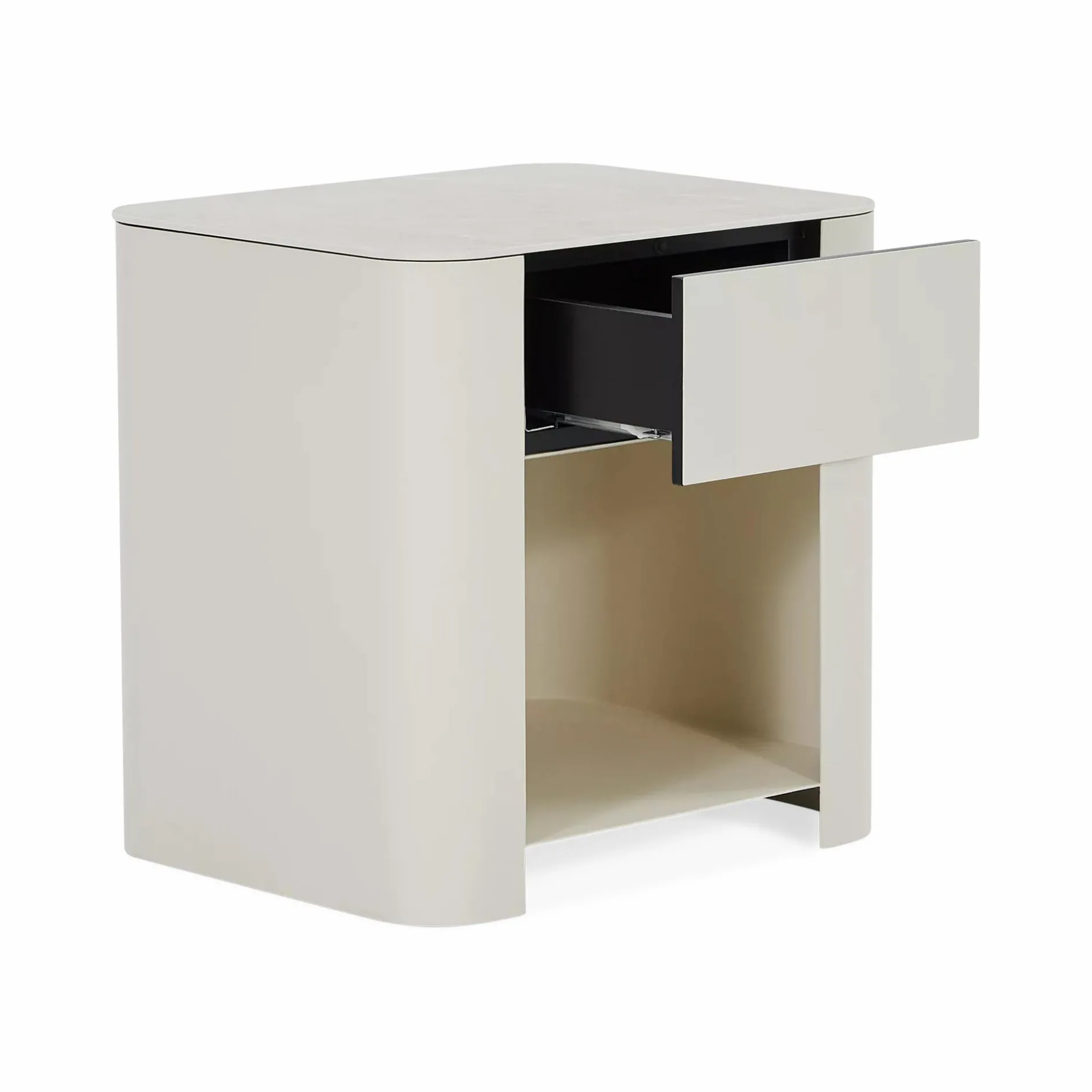 Mushroom - Nightstand with Ceramic Top