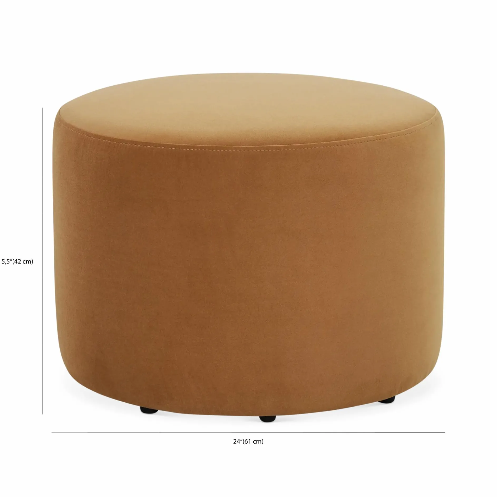 Nogi - Velvet Ottoman