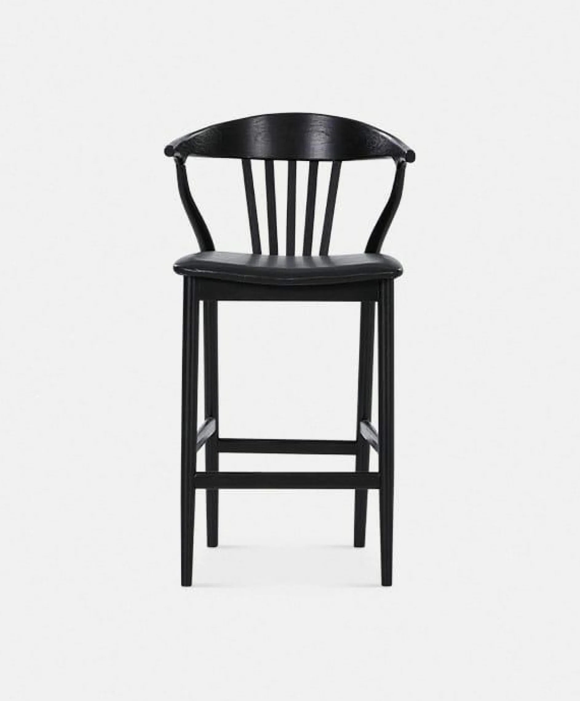 Nordic - Oak and Natural Fabric Stool