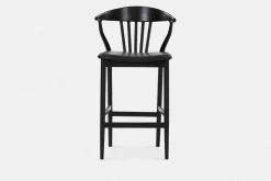 Nordic - Oak and Natural Fabric Stool