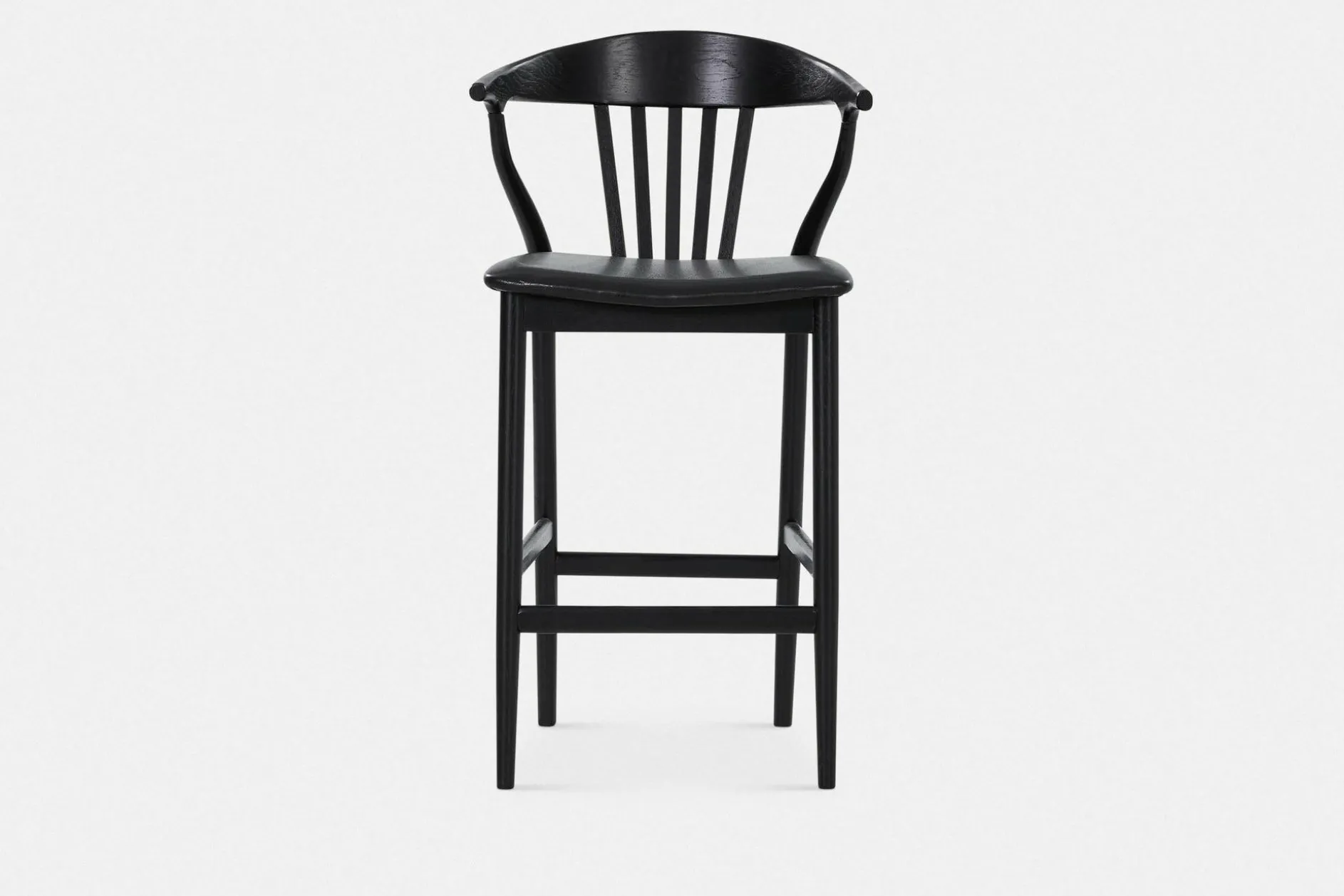 Nordic - Oak and Natural Fabric Stool
