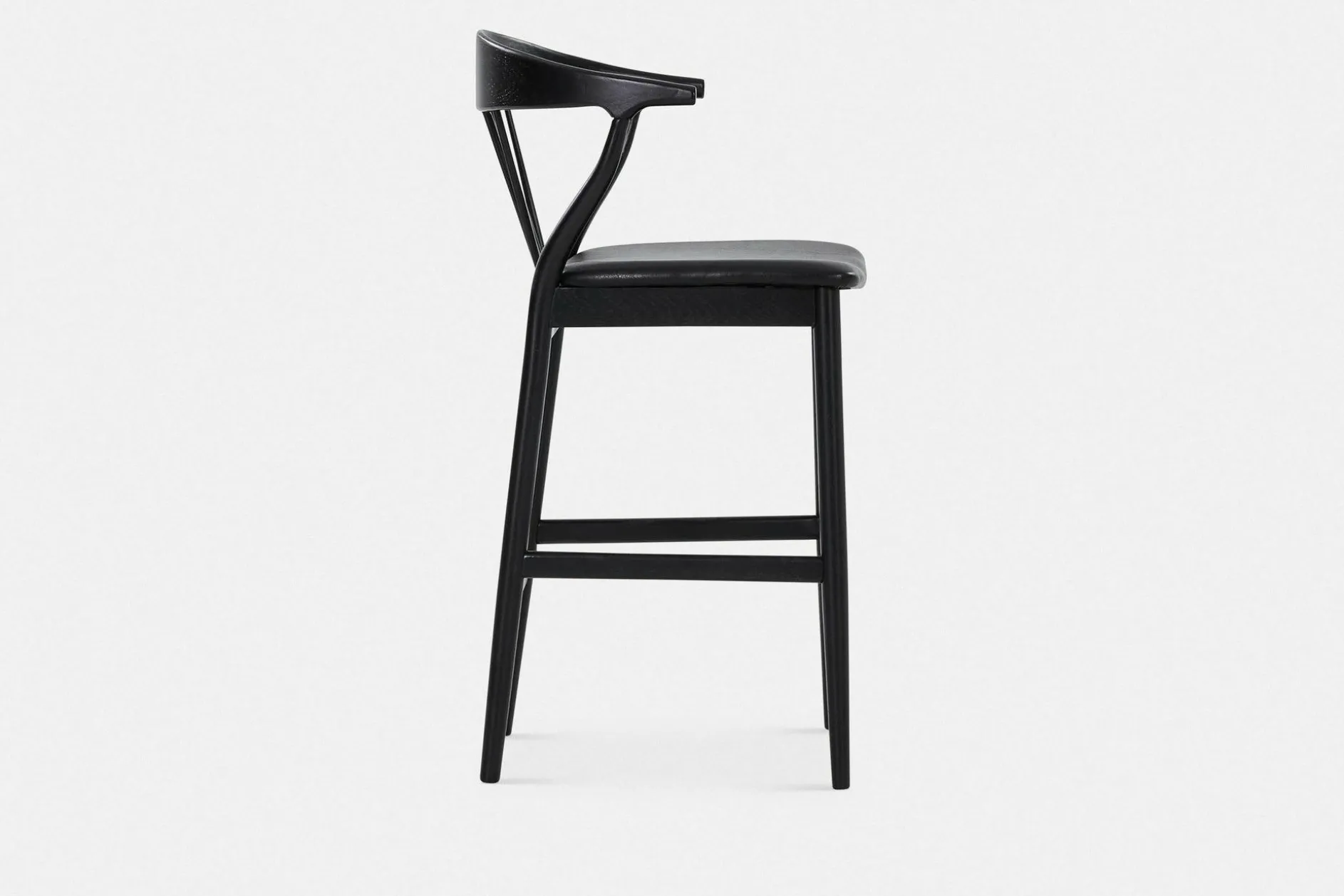 Nordic - Oak and Natural Fabric Stool