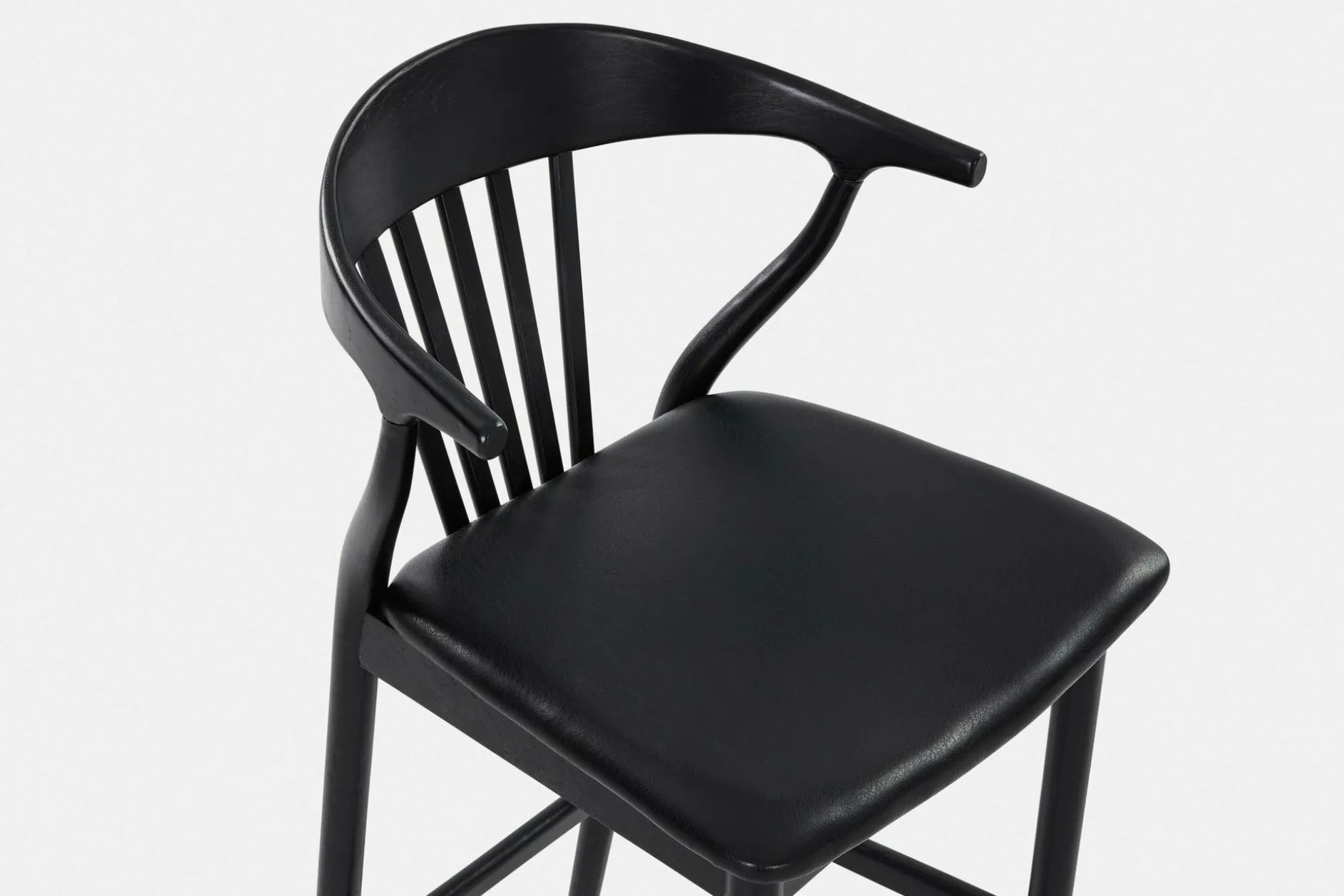 Nordic - Oak and Natural Fabric Stool