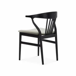 Nordic - Oak and Natural Fabric Chair