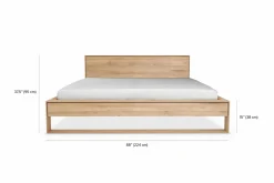 Nordic - Solid Oak Bed by Ethnicraft