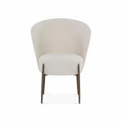 Orbit - Bouclé Fabric Upholstered Dining Chair
