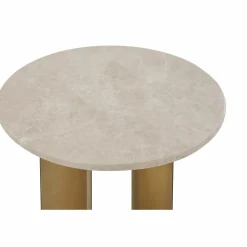Orlo - Marble and Brass Side Table
