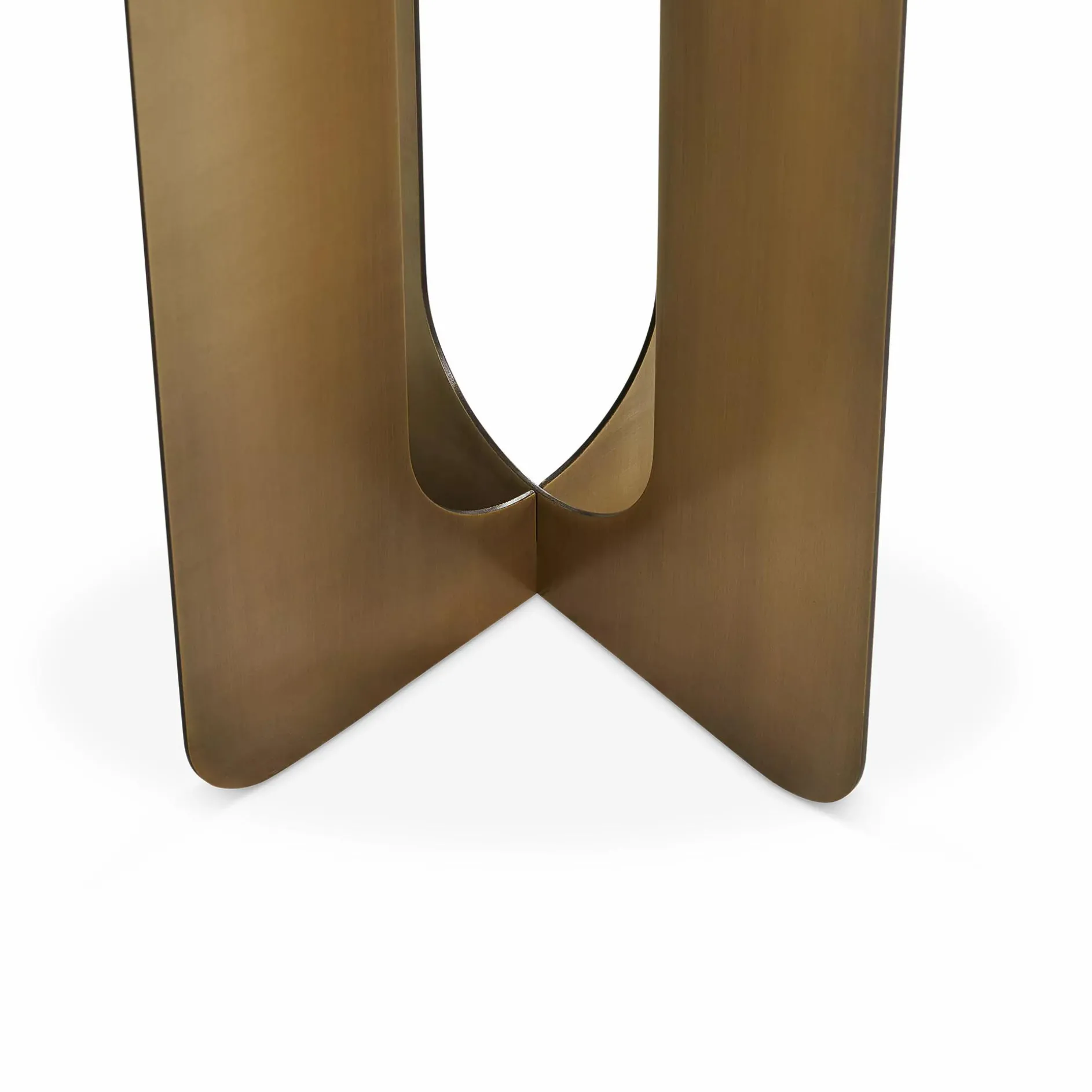 Orlo - Marble and Brass Side Table