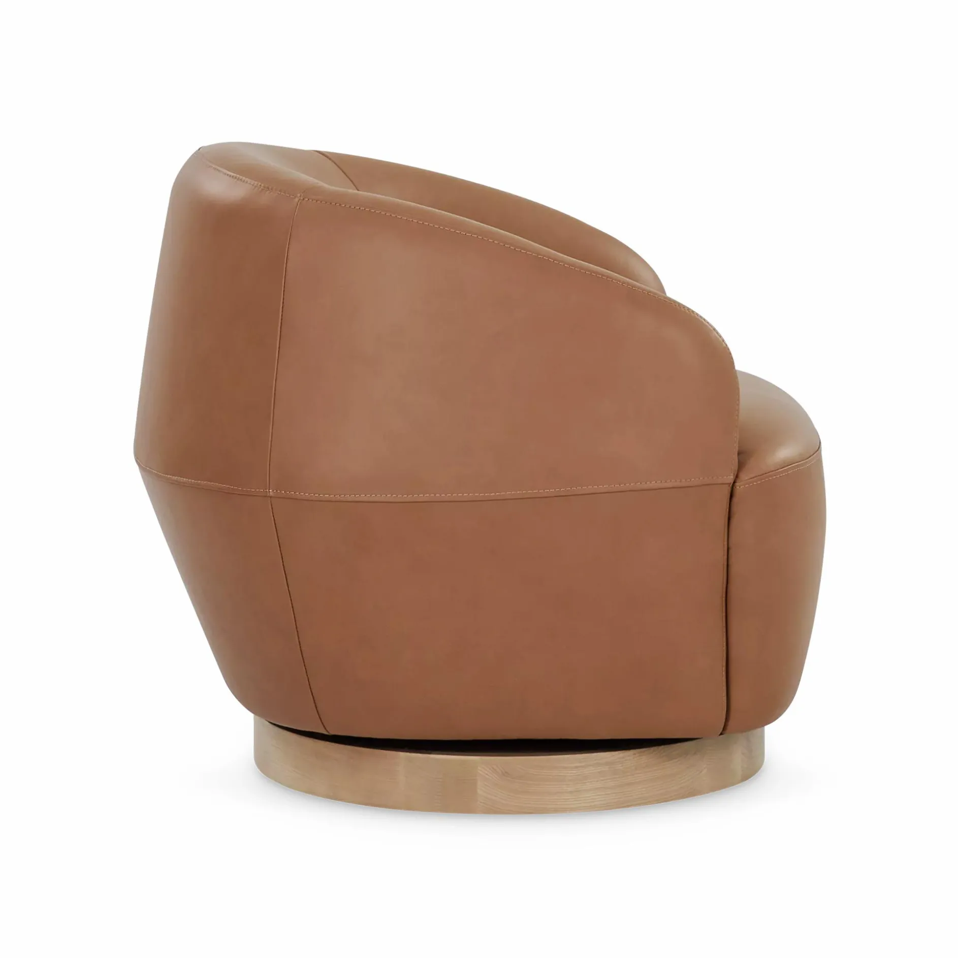 Pao - Leather Swivel Chair