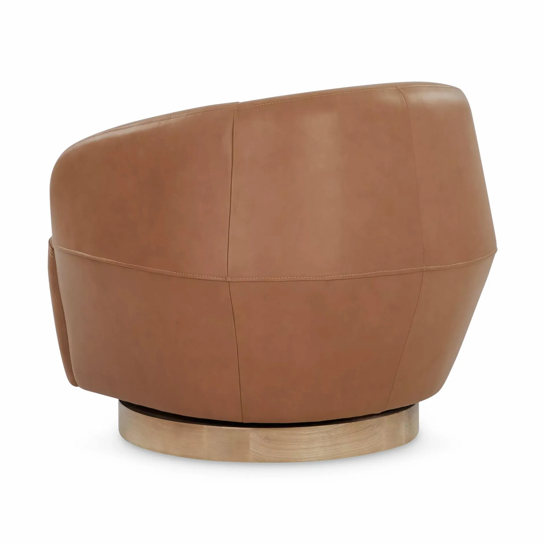 Pao - Leather Swivel Chair