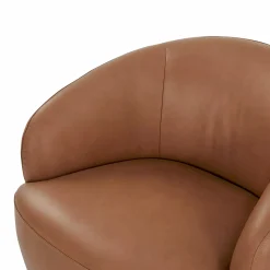 Pao - Leather Swivel Chair
