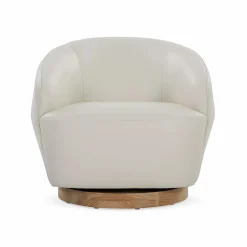 Pao - Leather Swivel Chair