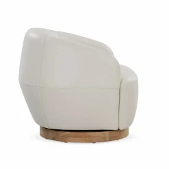 Pao - Leather Swivel Chair
