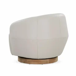 Pao - Leather Swivel Chair