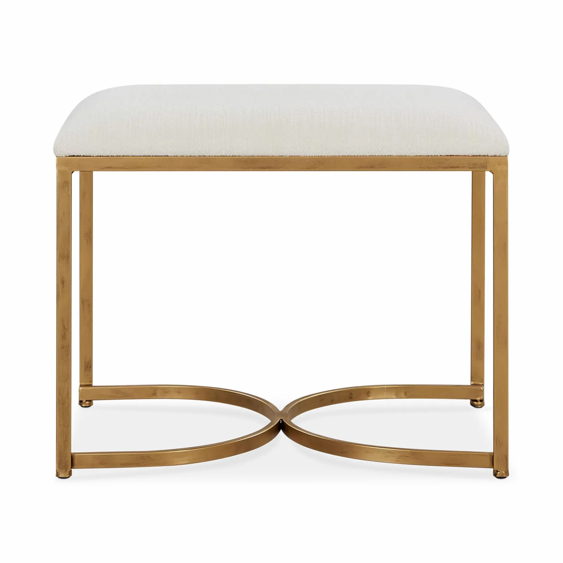Paris - Brass Accent Bench