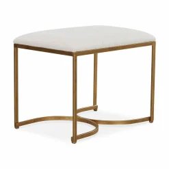Paris - Brass Accent Bench