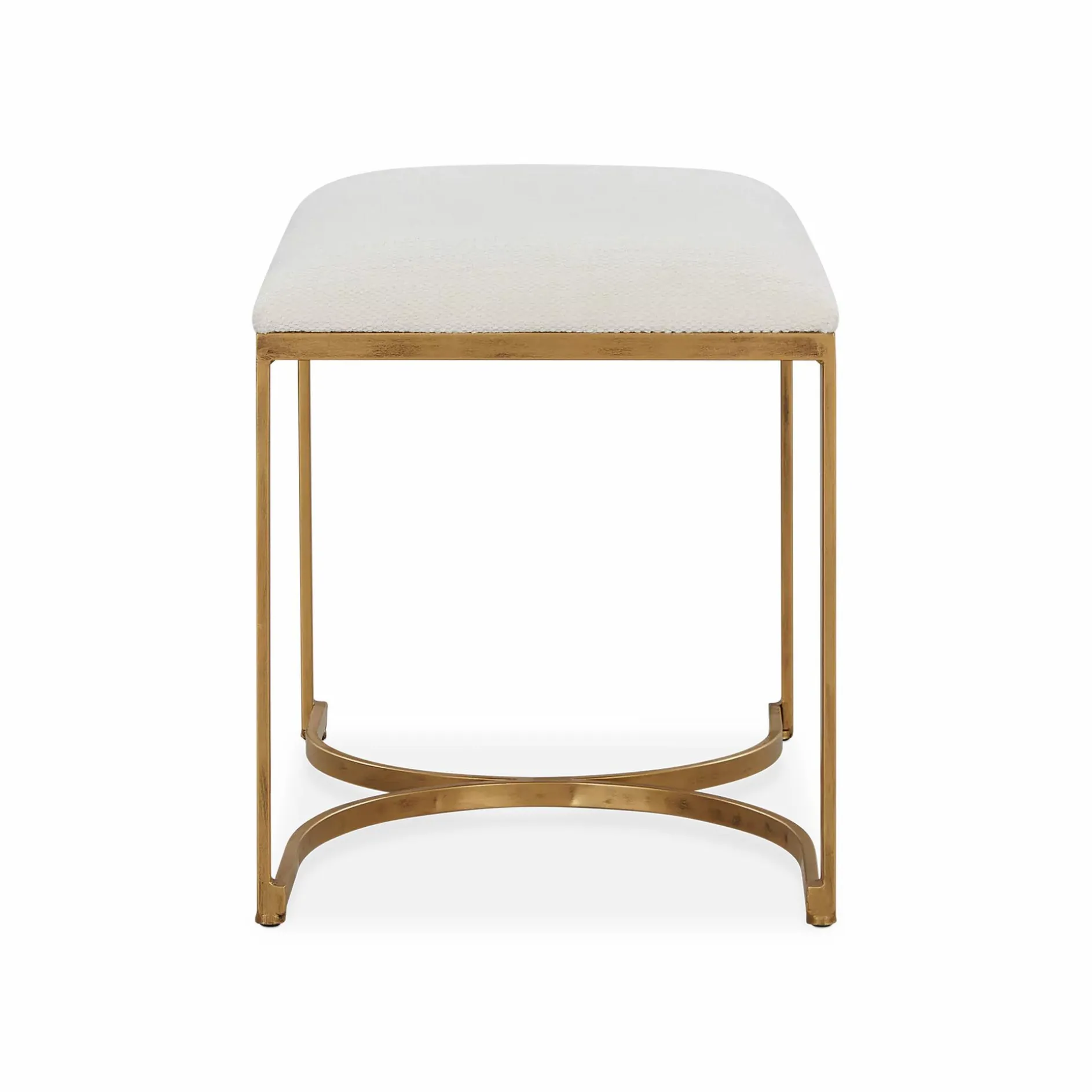 Paris - Brass Accent Bench