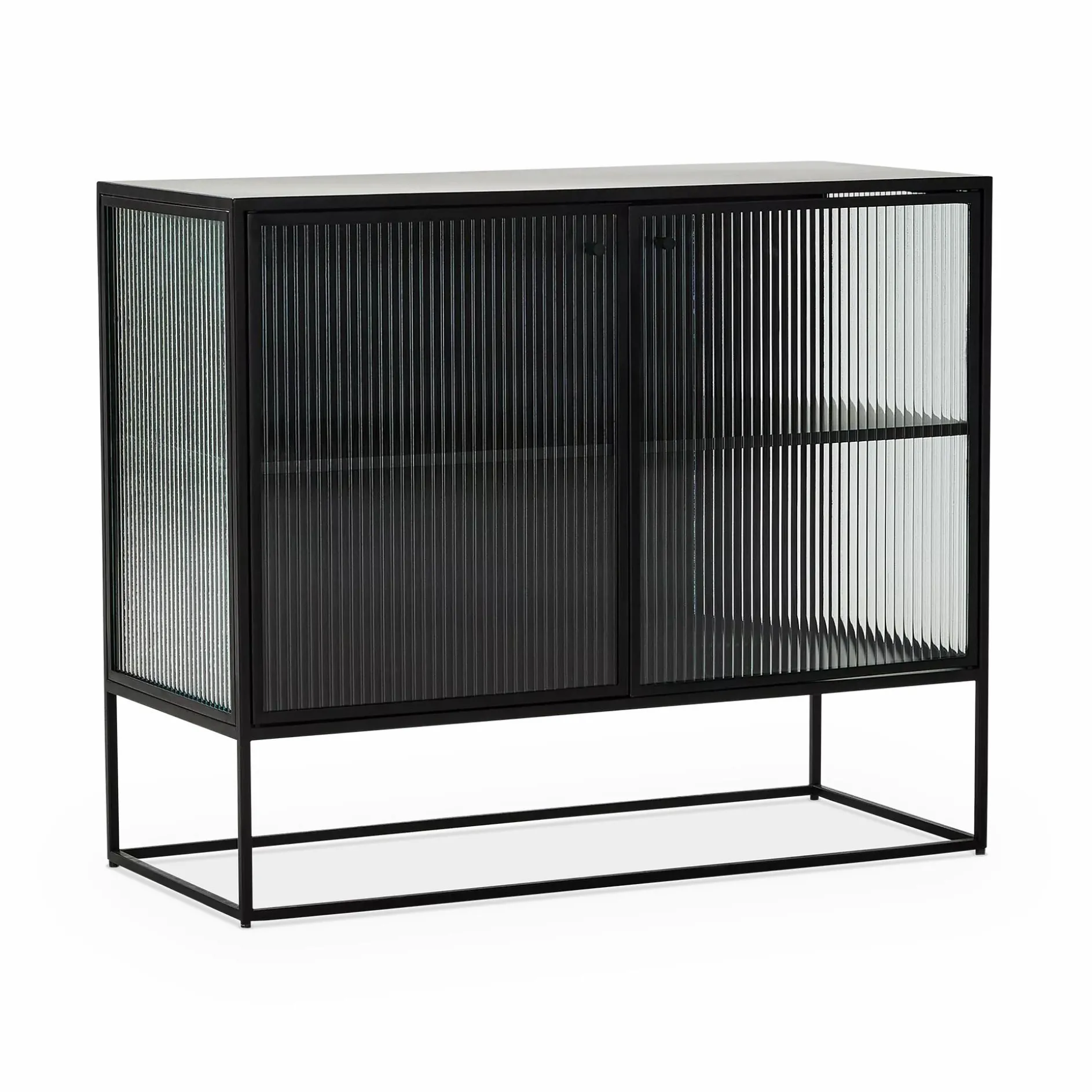 Parsons - Sideboard with Fluted Glass Doors