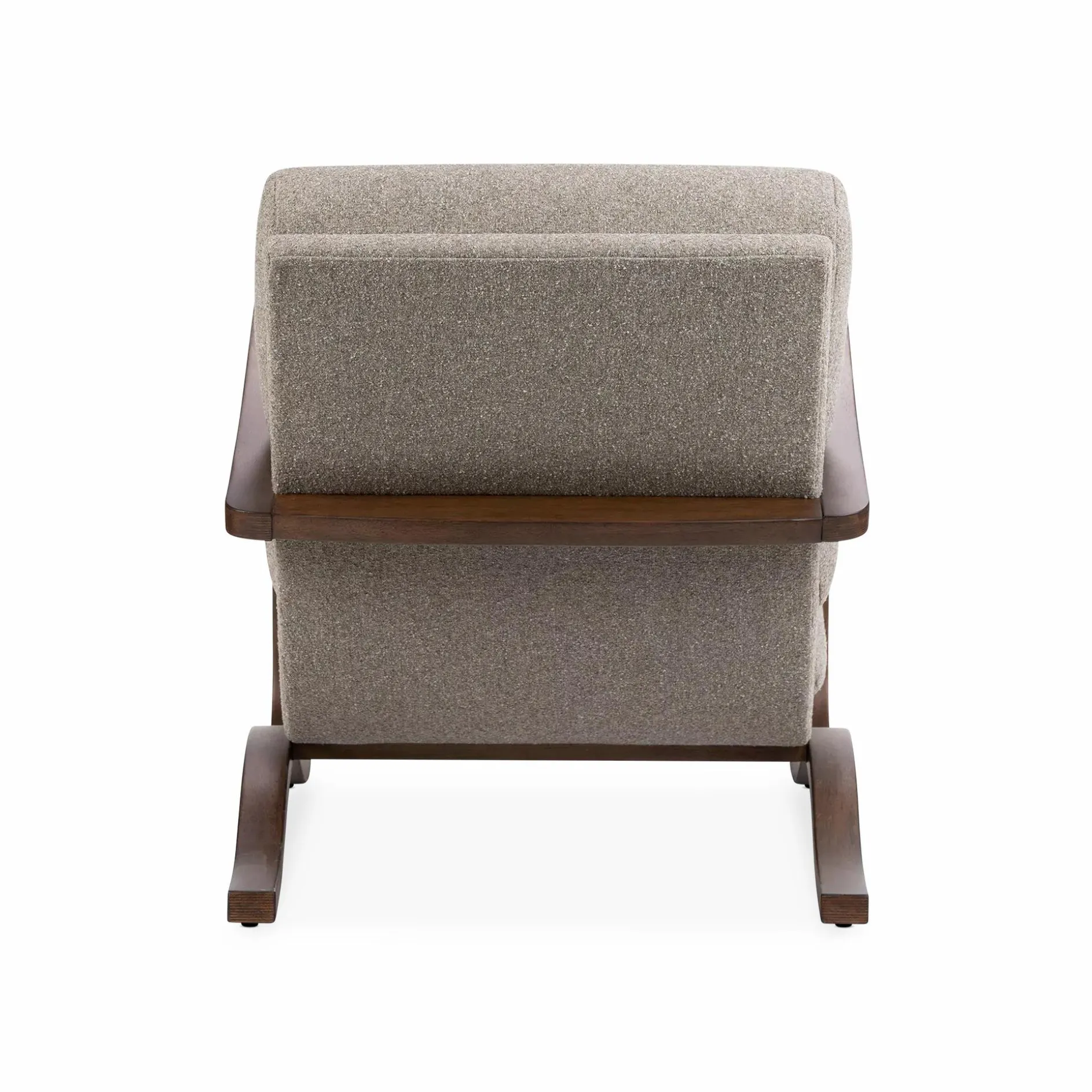 Paxon - Wood Veneer and Fabric Armchair by Four Hands | Maison Corbeil
