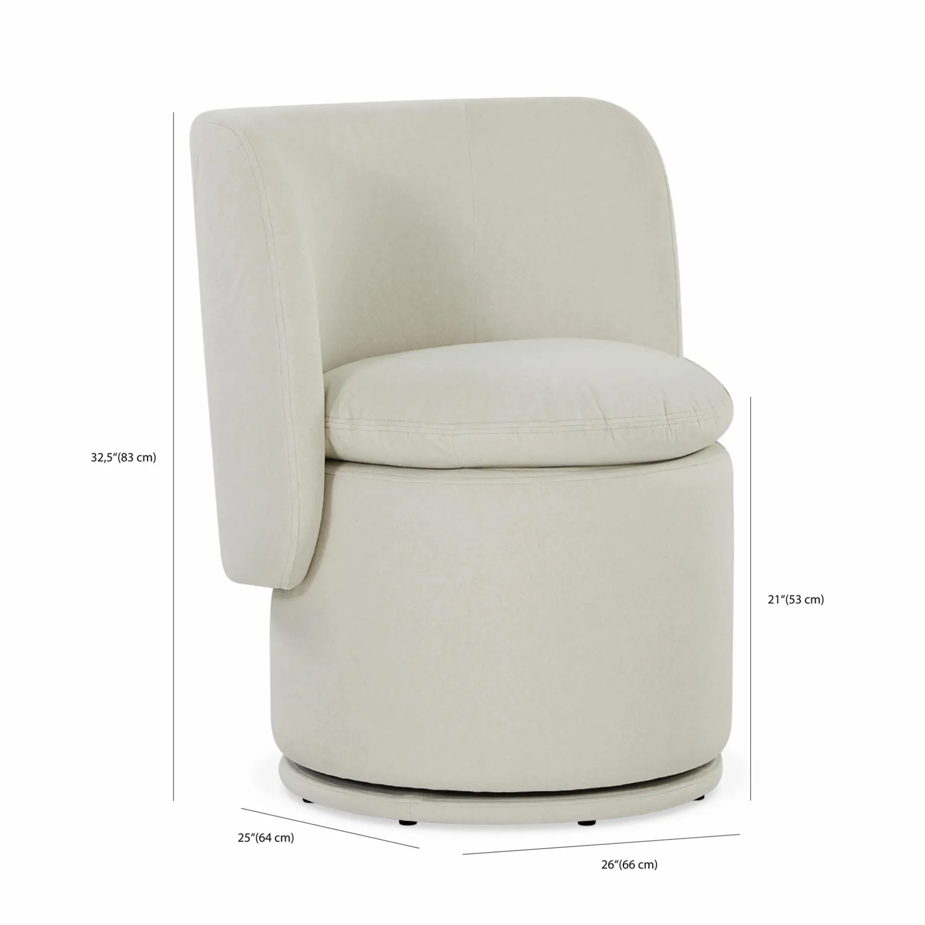 Percy - Swivel Dining Chair