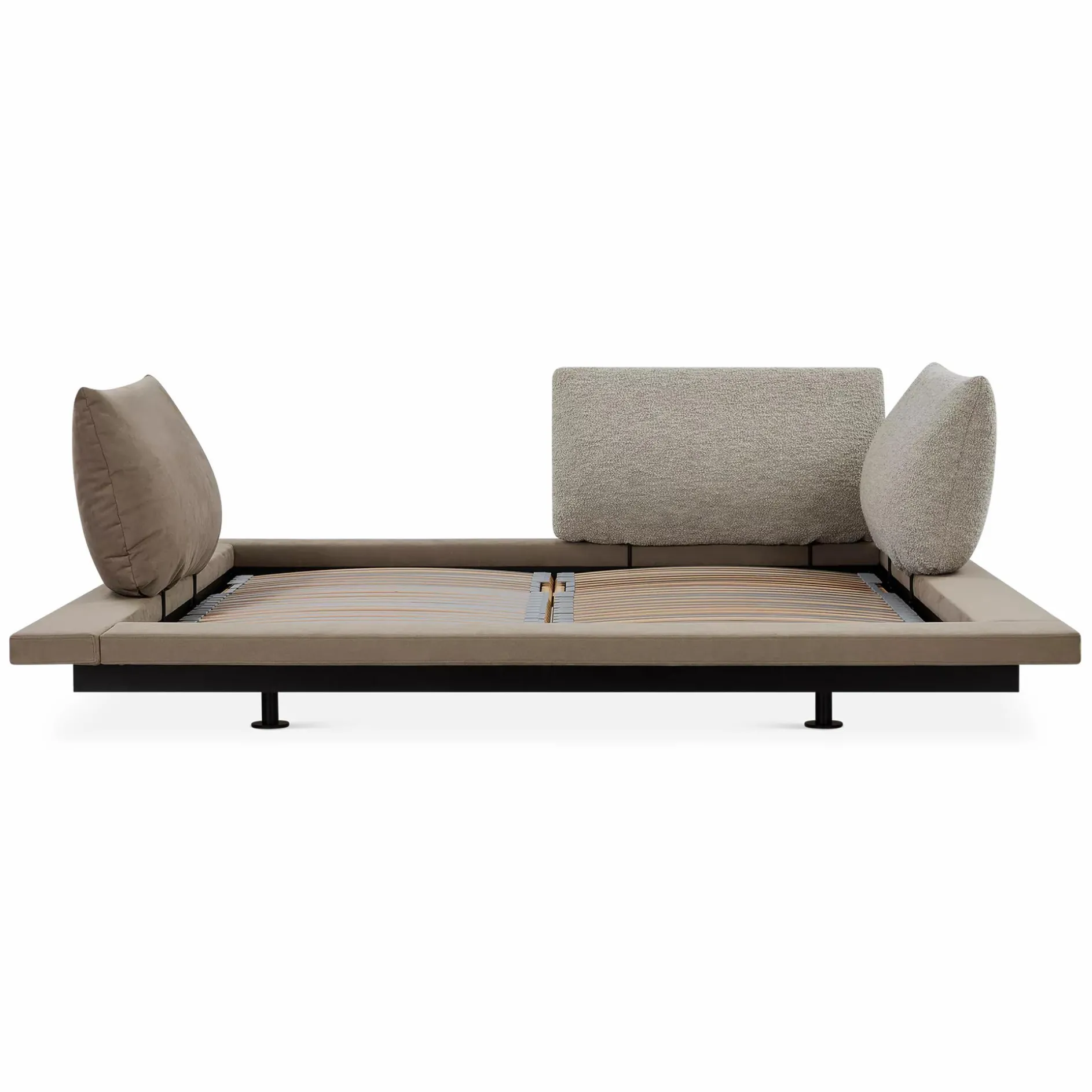 Peter Maly 2 - Bed with adjustable cushions by Ligne Roset