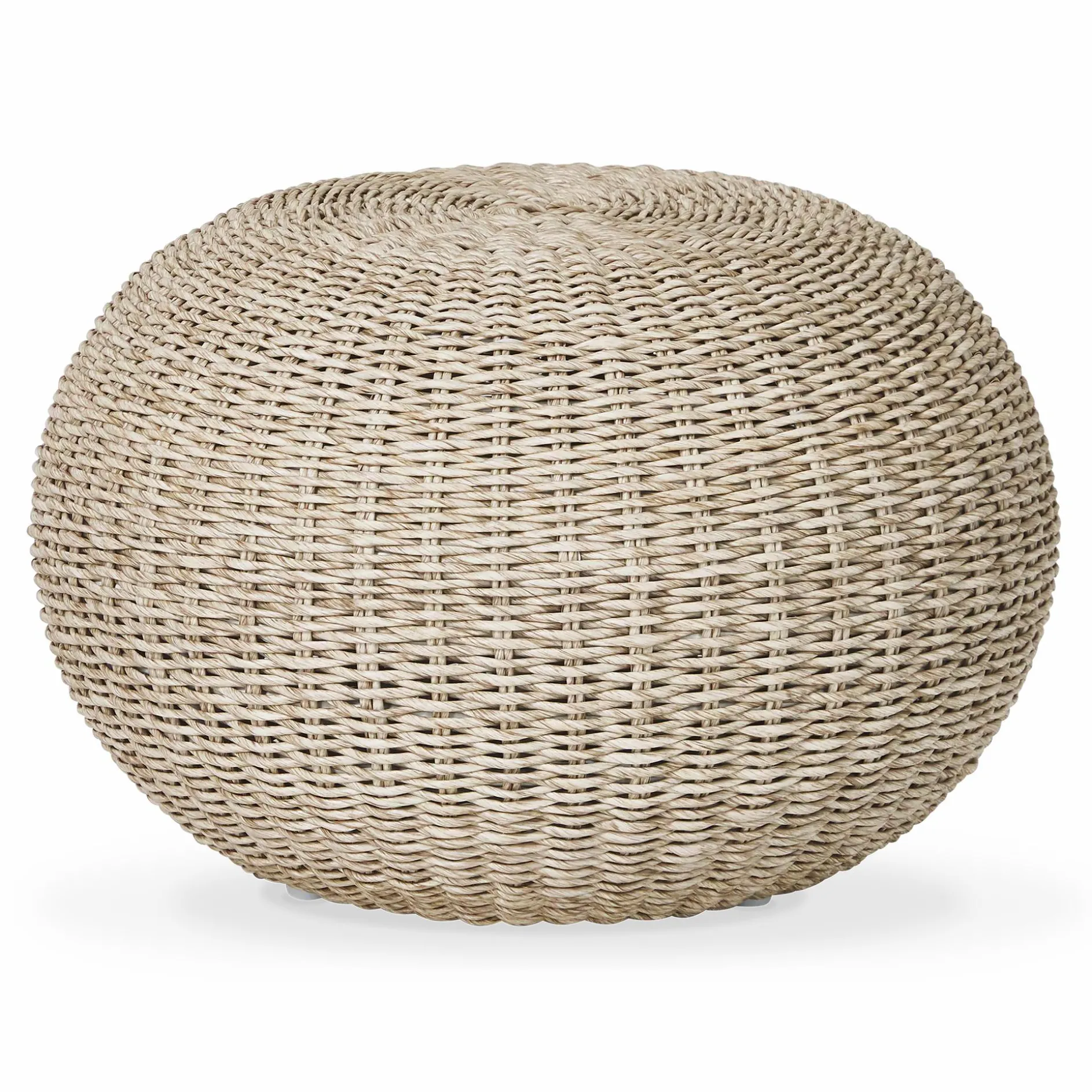 Phoenix - Round Wicker Pouf by Four Hands
